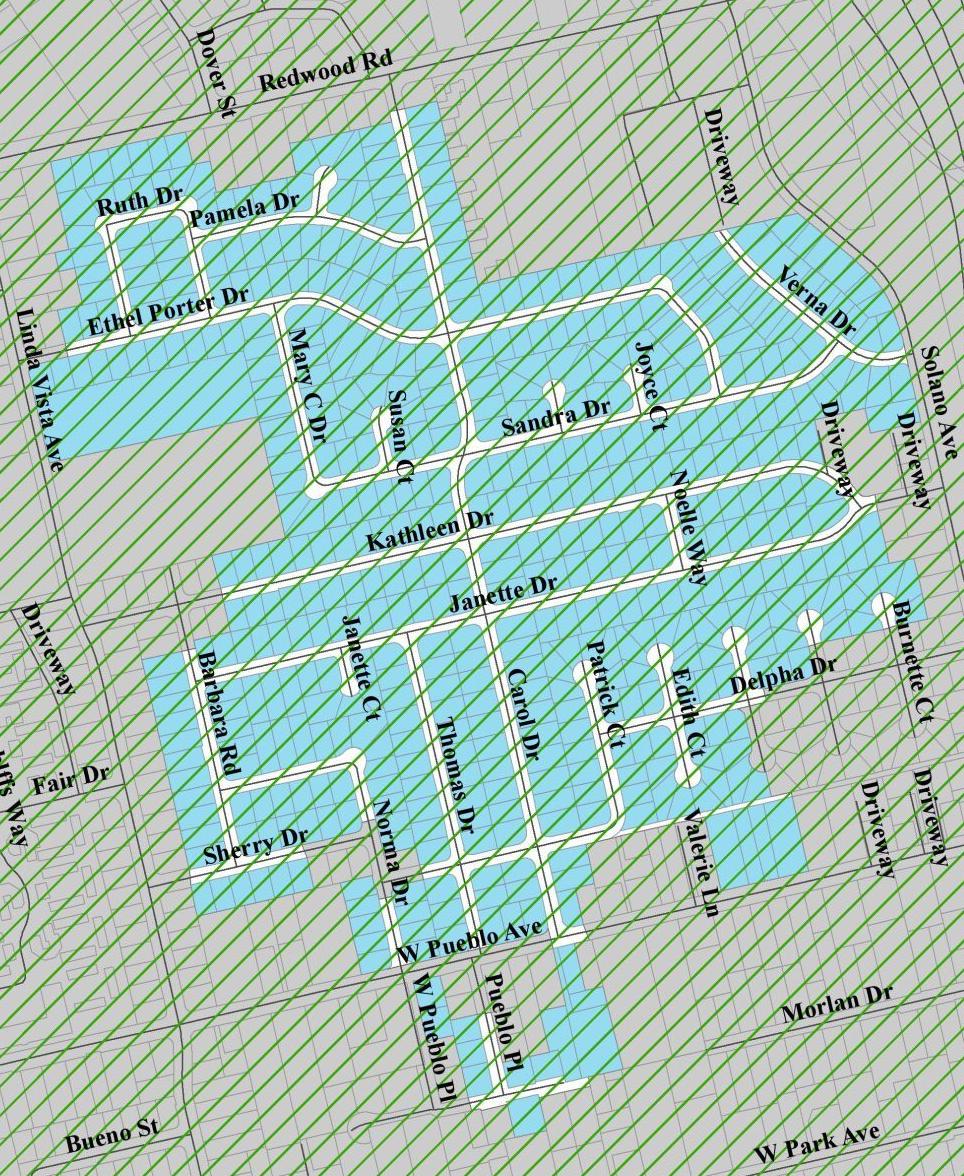 Unincorporated islands within the city of Napa